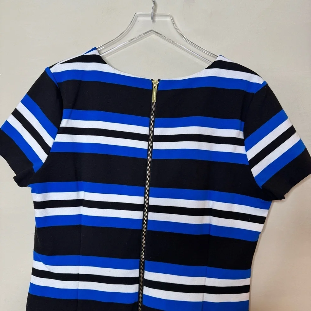 Michael kors Striped Blue and Black Dress size XL